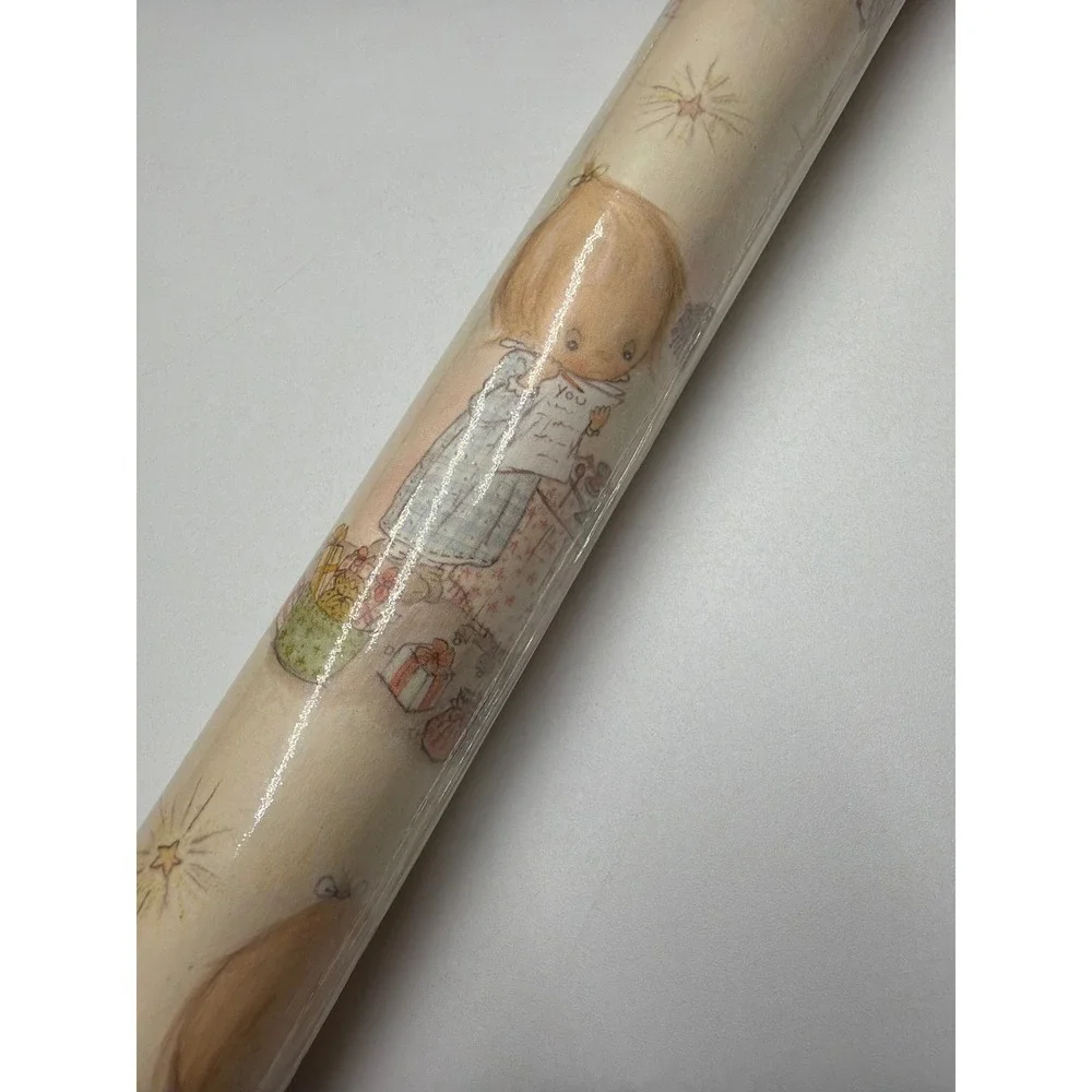 Hallmark Christmas Gift Wrap Precious Moments‎ Children Vintage 20 Sq Ft Roll